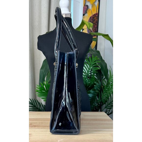 ✺✺ AUTHENTIC TORY BURCH Black Robinson Cut Out Tote ✺✺ - Picture 5 of 9